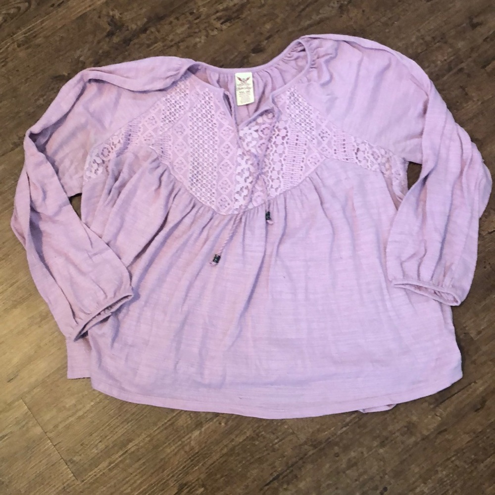 Faded glory long sleeve babydoll top